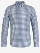 Regular Fit Poplin Check Shirt Blue image