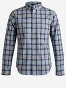 Regular Fit Poplin Melange Check Shirt Dark Indigo image