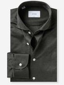 Slim Fit Jacquard Knit Shirt Green image