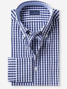 Cotton Gingham Check Shirt Navy image