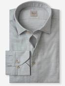 Regular Fit Herringbone Shirt Stone image
