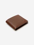 Leather Bi-Fold Wallet Brown image