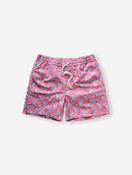 Turtle Print Swim Short Pink image