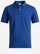 Contrast Polo Shirt Blue image