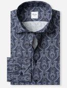 Regular Fit Paisley Shirt Navy image