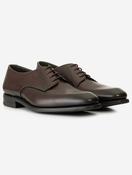 Hand Painted Derby Shoe Dark Brown image