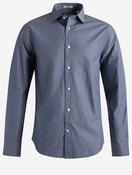 Regular Fit Fil Coupé Shirt Blue image