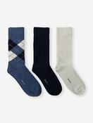Argyle 3-Pack Socks Blue image