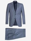 Subtle Houndstooth Suit Blue