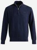 Herringbone Half-Zip Sweater Blue