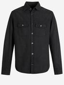 Washed Overshirt Black image