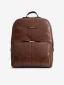 Leather Laptop Backpack Brown image