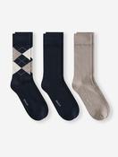 Argyle 3 Pack Socks Marine image
