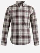 Poplin Check Shirt Wine image