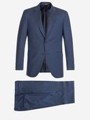 Micro Check Suit Blue