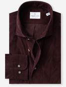 Modern Fit Corduroy Shirt Wine image