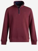 Rib Half Zip Wine image