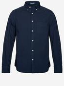 Regular Fit Garment Dyed Twill Shirt Navy image