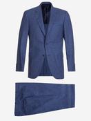 Wool Silk and Linen Suit Blue image