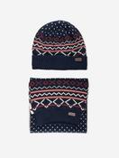 Rothbury Beanie &amp; Scarf Navy image