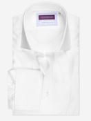 Superslim Fit Thomas Mason Twill Double Cuff White image