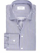 Bengal Striped Twill Slim Fit Shirt Navy image