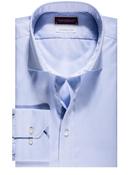 Shannon Thomas Mason Classic Fit Blue Shirt With Inlay Blue image