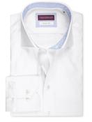Nebraska Slim Fit Pin Point Shirt White
