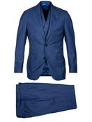 3 Piece Self Check Suit Blue image