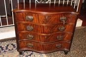 Flame Mahogany Chest of Drawers
