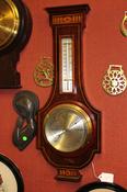 Mahogany Aneroid Barometer image