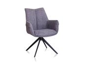 Arco Swivel Arm Chair - Grey image