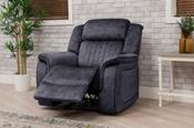Gresham Fabric Recliner 1 Seater - Dark Grey image