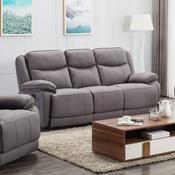Brody Fabric Recliner Suite 3+3 - Light Grey STORM image