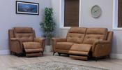 Pachino Fabric Electric 3+1+1 Seater – Brown image