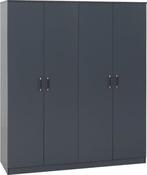 Dakota 4 Door Wardrobe 1.5m - Dark Grey  image