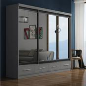 Margot Sliding Wardrobe 2.5m - Grey image