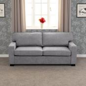 Eton Fabric Sofa Bed - Light Grey