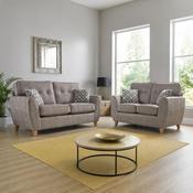 Maya Fabric Sofa Suite 3+2 - Wheat