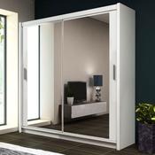 Paris 1.6m Sliding Wardrobe - White image