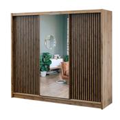 London 2.50m Sliding Wardrobe - Wotan Oak image