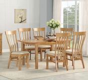 Kilmore 120cm Extending Dining Set with 4 chairs - Oak image