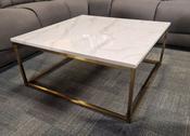 Scala Marble Top Coffee Table - Gold image