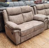 Luca Manual Recliner 2 Seater - Brown image