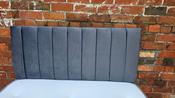 Dolce Fabric Headboard 4ft - Grey image