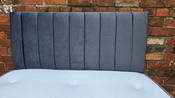 Dolce Fabric Headboard 5ft - Grey