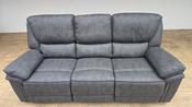 Edwardo Grey Fabric Recliner Suite 3+2+1 - Charcoal image