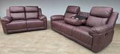 Benson Fabric Manual Recliner 3+2 Sofa - Brown