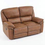 Edwardo 2 Seater Recliner Sofa - Tan