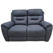 Canterburry Fabric 2 Seater Recliner - Slate